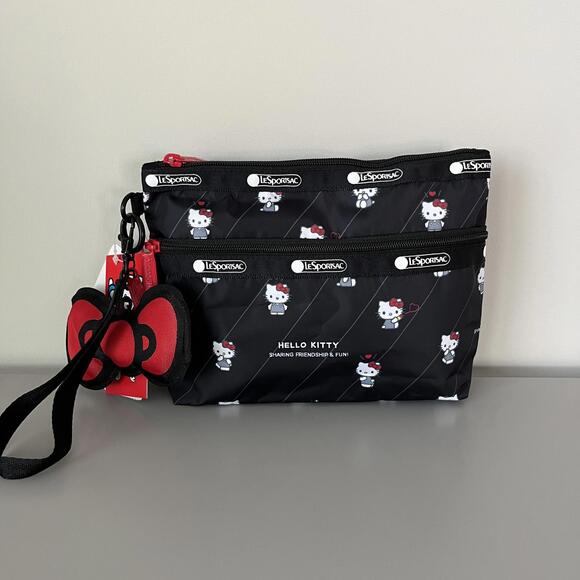 Lesportsac | Bags | Lesportsac Hello Kitty Cosmetic Clutch With